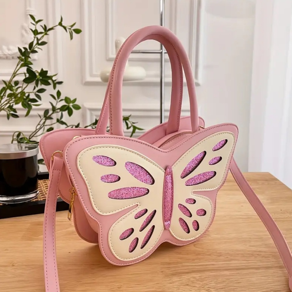 🆕 Novelty Bags - Pink Butterfly Women's Bag 👐🏻